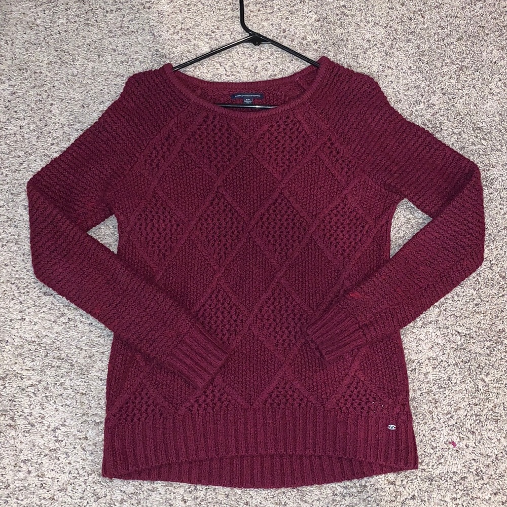 Maroon American Eagle sweater